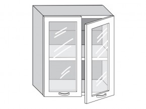 1.60.4 Шкаф настенный (h=720) на 600мм с 2-мя стек.дверцами в Сатке - satka.магазин96.com | фото