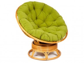 Кресло-качалка Papasan w 23/01 B с подушкой Honey, флок Олива в Сатке - satka.магазин96.com | фото