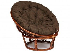 Кресло Papasan 23/01 W с подушкой Pecan, ткань Коричневый в Сатке - satka.магазин96.com | фото