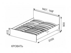 Кровать 1600х2000 ортопедическое основание в Сатке - satka.магазин96.com | фото