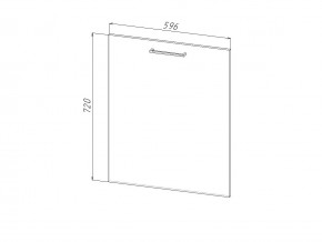 П 60 Комплект для посудомоечной машины 600 мм (цоколь + фасад) ЛДСП в Сатке - satka.магазин96.com | фото