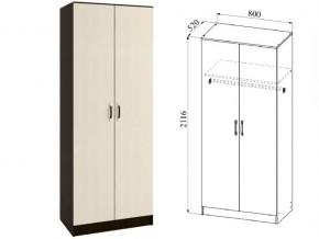 Шкаф 2 двери Ронда ШКР800.1 венге/дуб белфорт в Сатке - satka.магазин96.com | фото